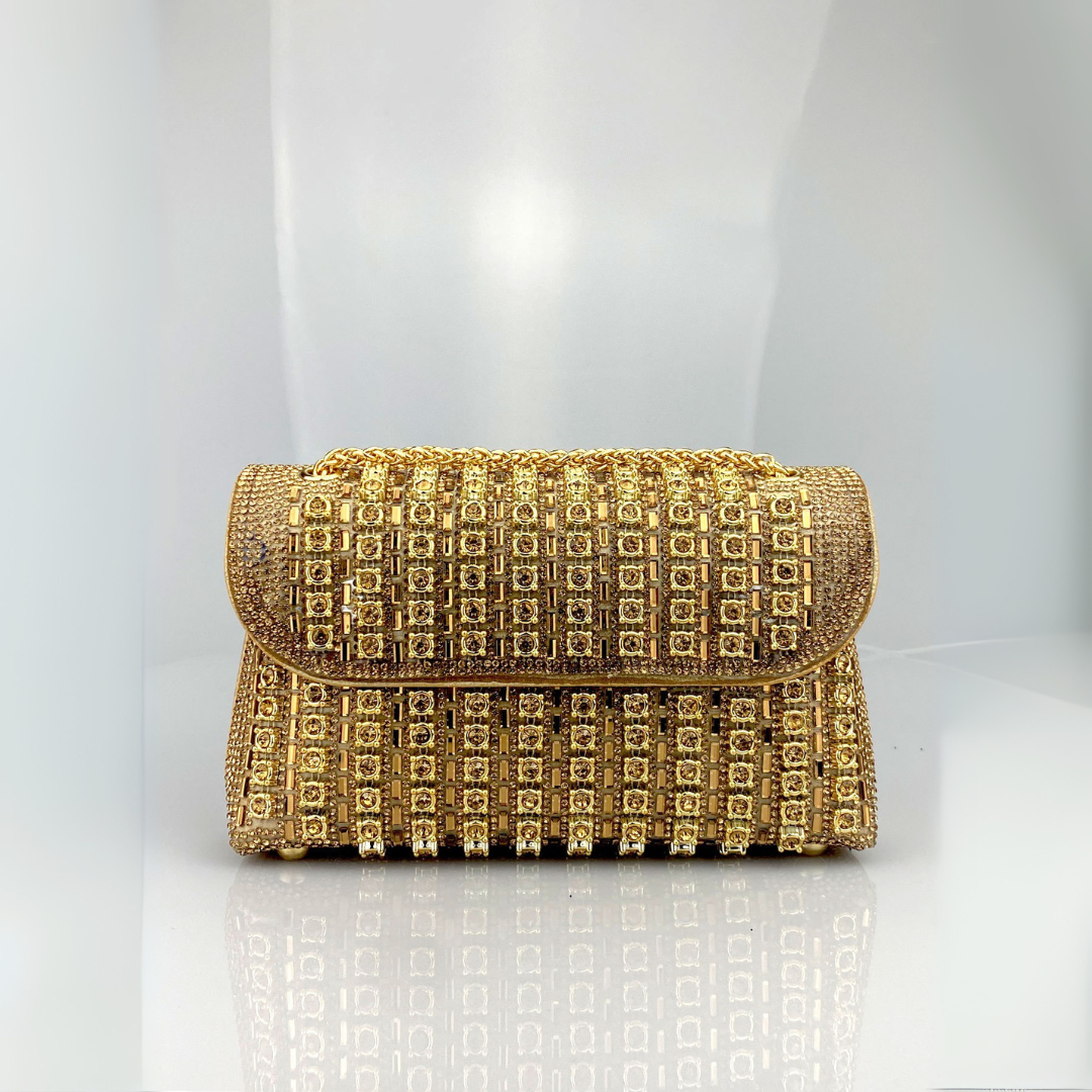LAVIERA™ - Chic Chain Coloured Diamond Shoulder Bag