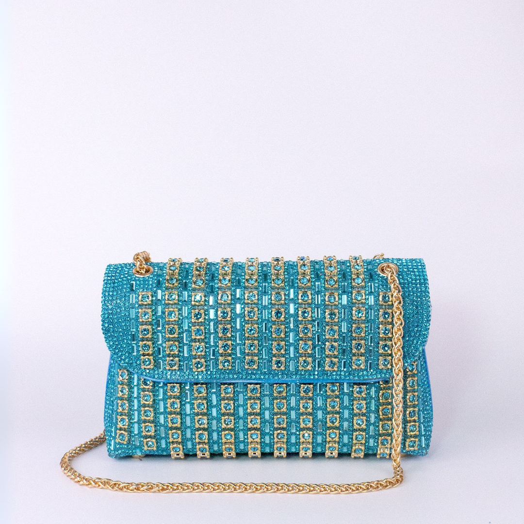 LAVIERA™ - Chic Chain Coloured Diamond Shoulder Bag