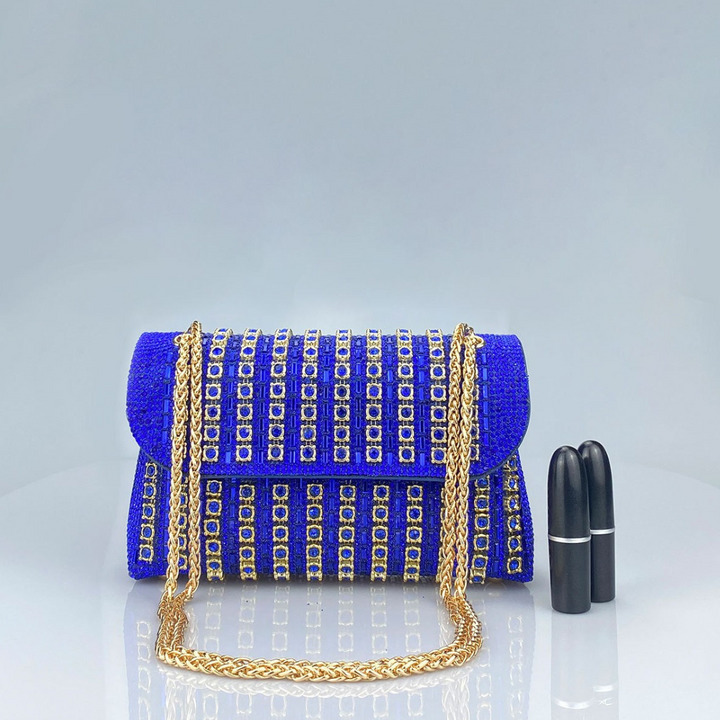 LAVIERA™ - Chic Chain Coloured Diamond Shoulder Bag