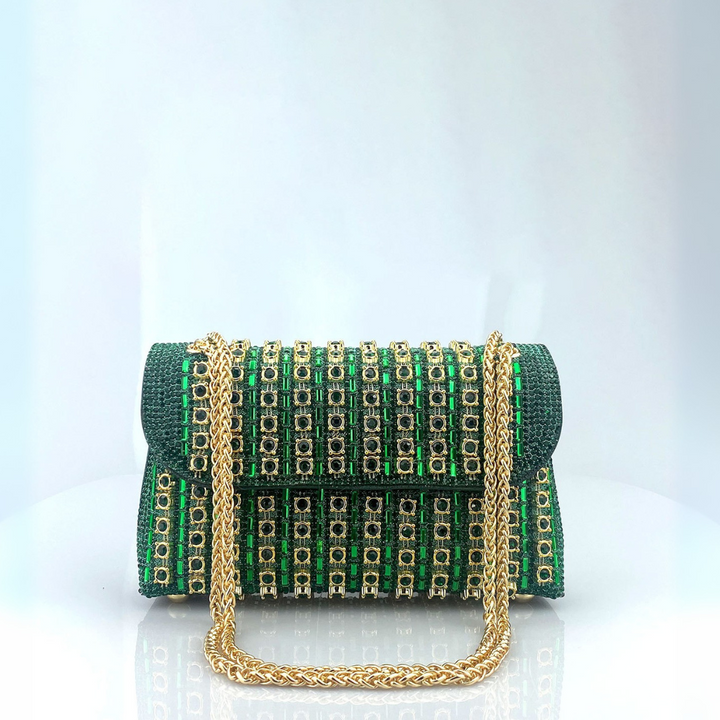 LAVIERA™ - Chic Chain Coloured Diamond Shoulder Bag