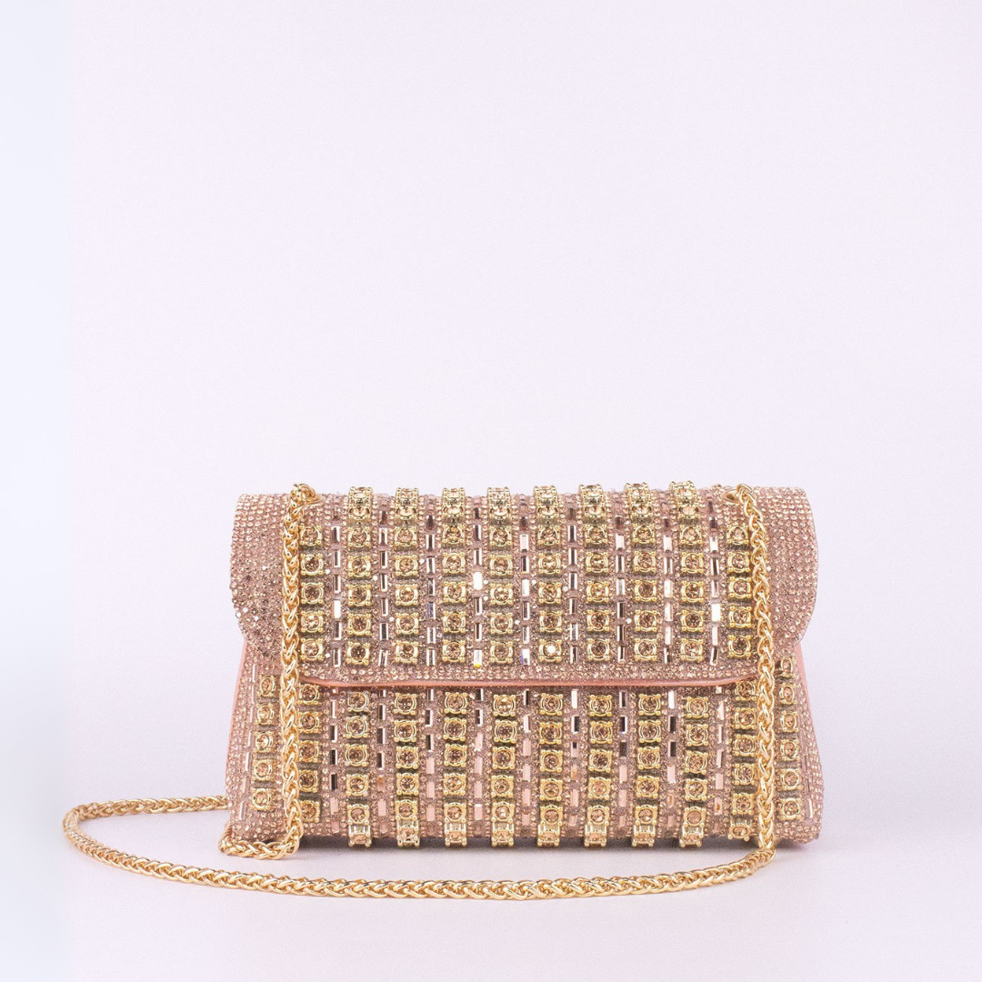 LAVIERA™ - Chic Chain Coloured Diamond Shoulder Bag