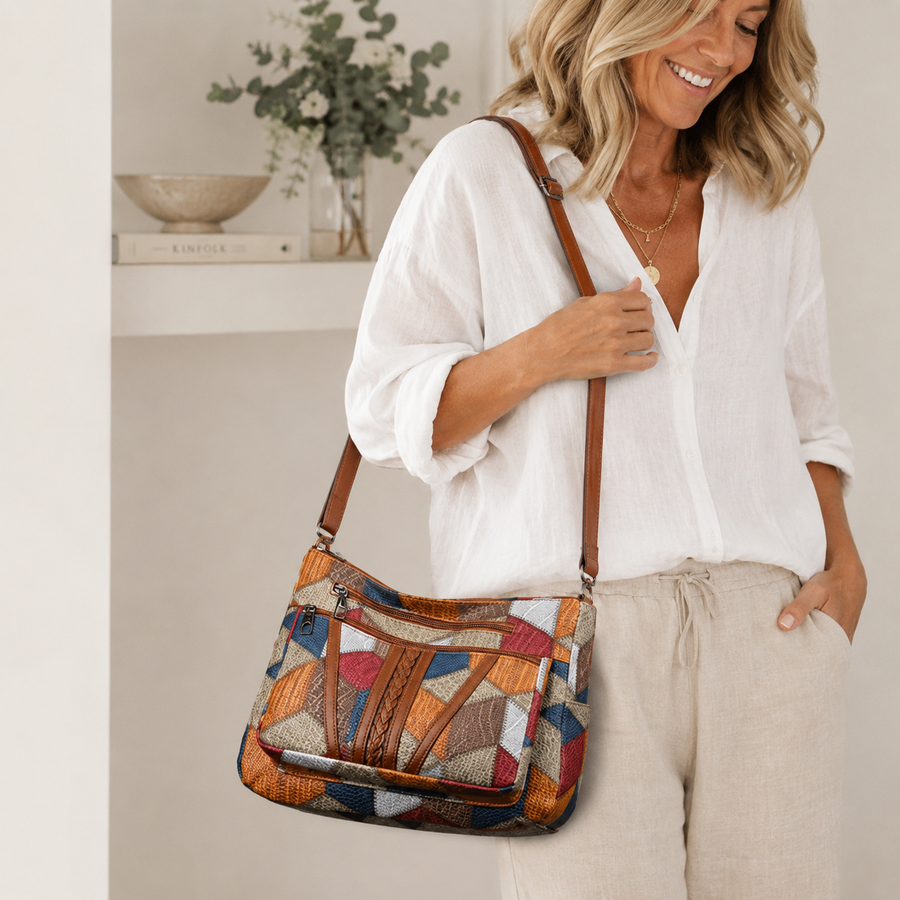 Nella | Τσάντα patchwork