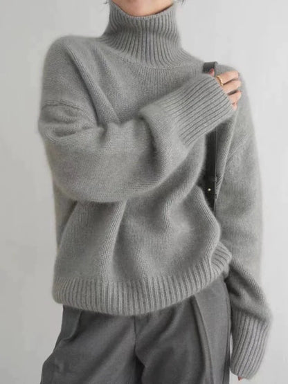 Isabella | Cashmere High Neck Sweater