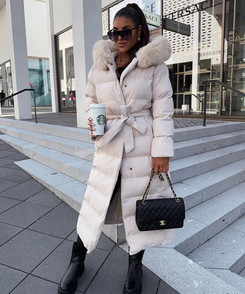 Eleva’s Buff Coat | Timeless Hooded Winter Coat