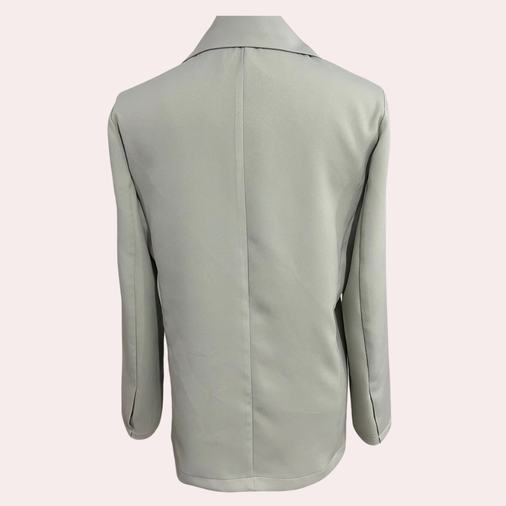 Women's Blazer Set – Formal Suit with Lapel Collar & Comfortable Fit