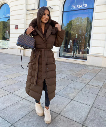Eleva’s Buff Coat | Timeless Hooded Winter Coat