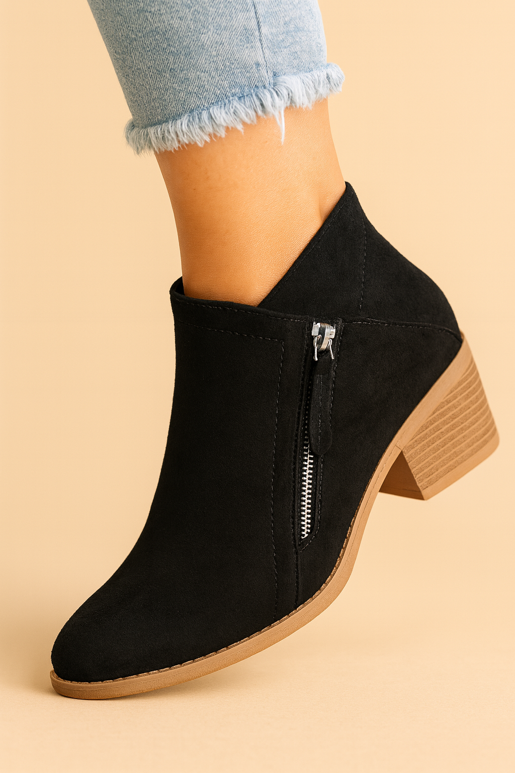 Women's Orthopedic Suede Ankle Boots | Ella