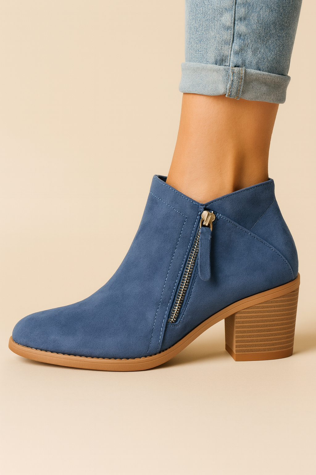Women's Orthopedic Suede Ankle Boots | Ella