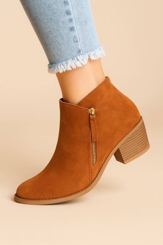 Women's Orthopedic Suede Ankle Boots | Ella