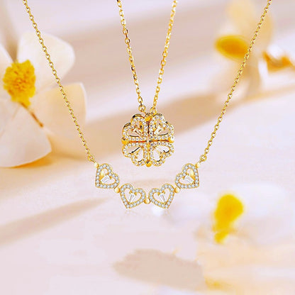 Gabrielle Moreau | Clover d’Amour Luxury Valentine's Necklace