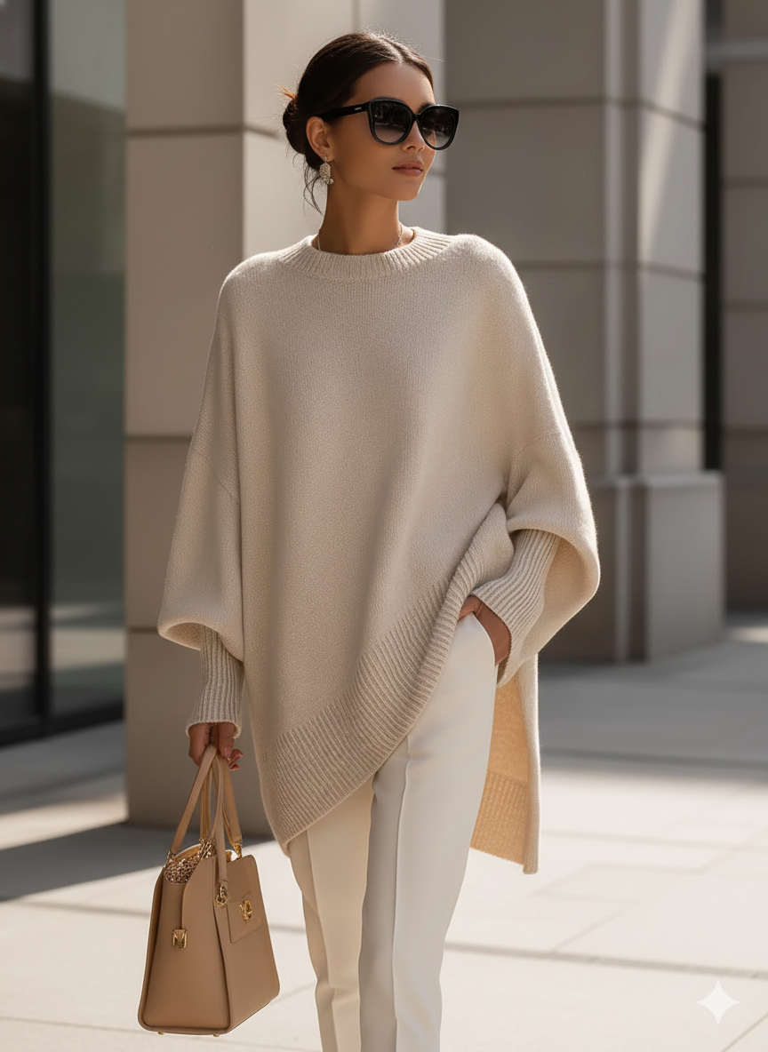 Wanwen | Sophisticated Wool Blend Sweater