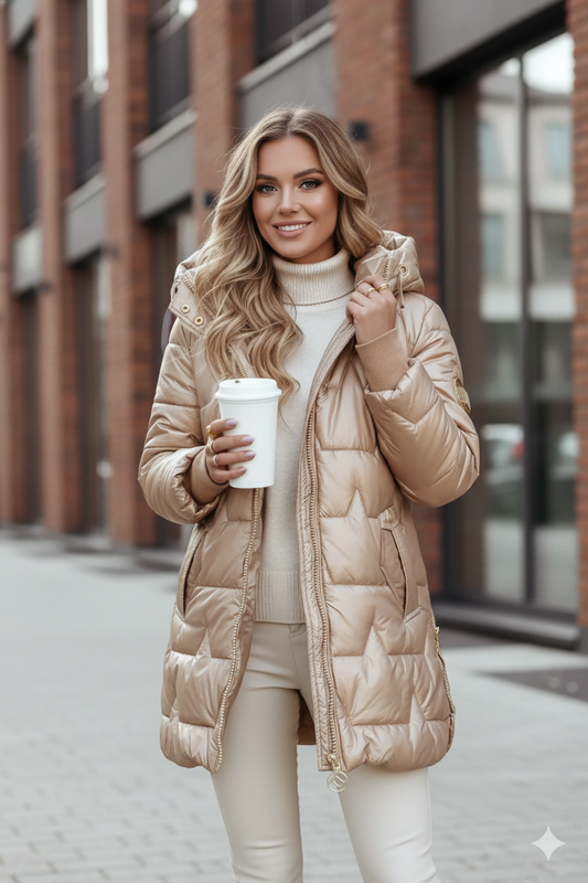 Evie padded hooded winter coat