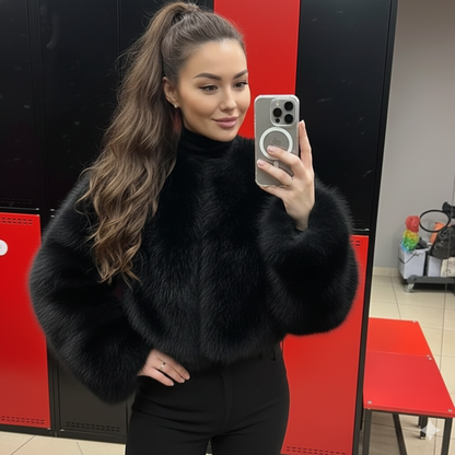 Luxury Street Fashion Fur Jacket