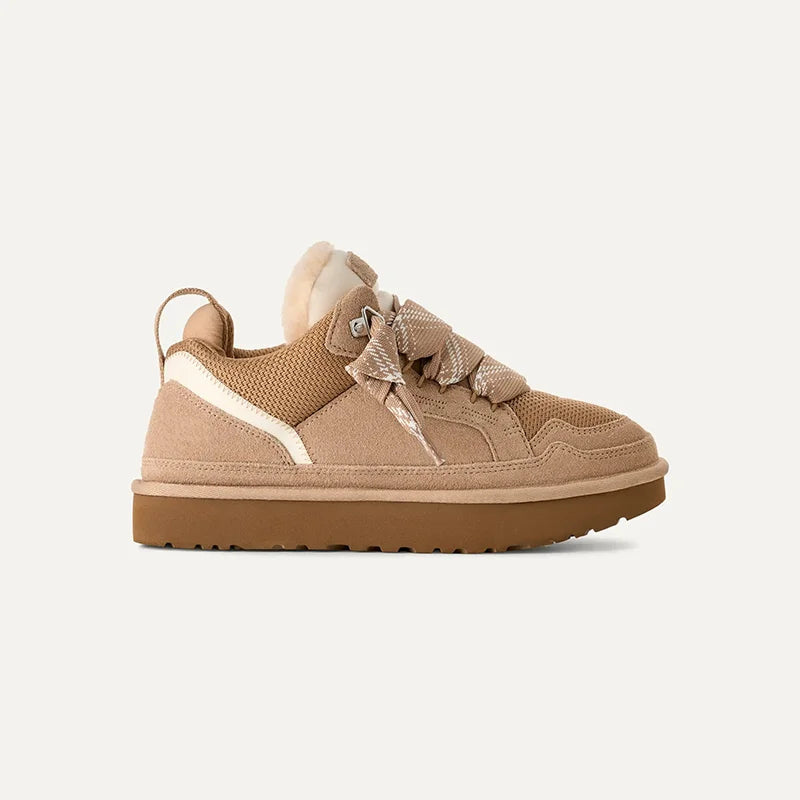 Dames Sneakers – Warm Gevoerd Plateau Cozy