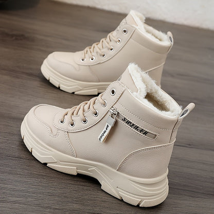 Noa Hansen | Women's Winter Ankle Boots with Warm Lining and Zipper