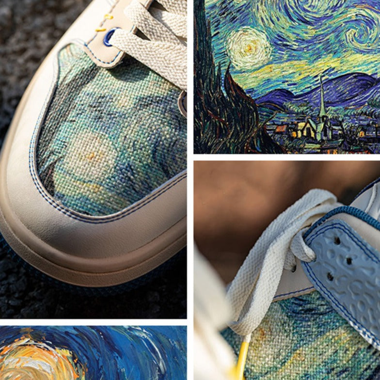 VAN GOGH™ | Αθλητικά Παπούτσια Εμπνευσμένα από τη Νύχτα με Αστέρια