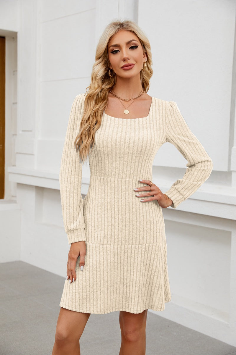 LYRA™ - Cozy Autumn Babydoll Dress