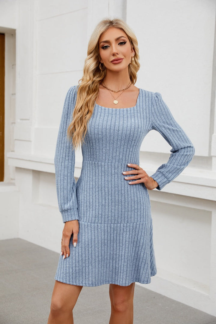 LYRA™ - Cozy Autumn Babydoll Dress