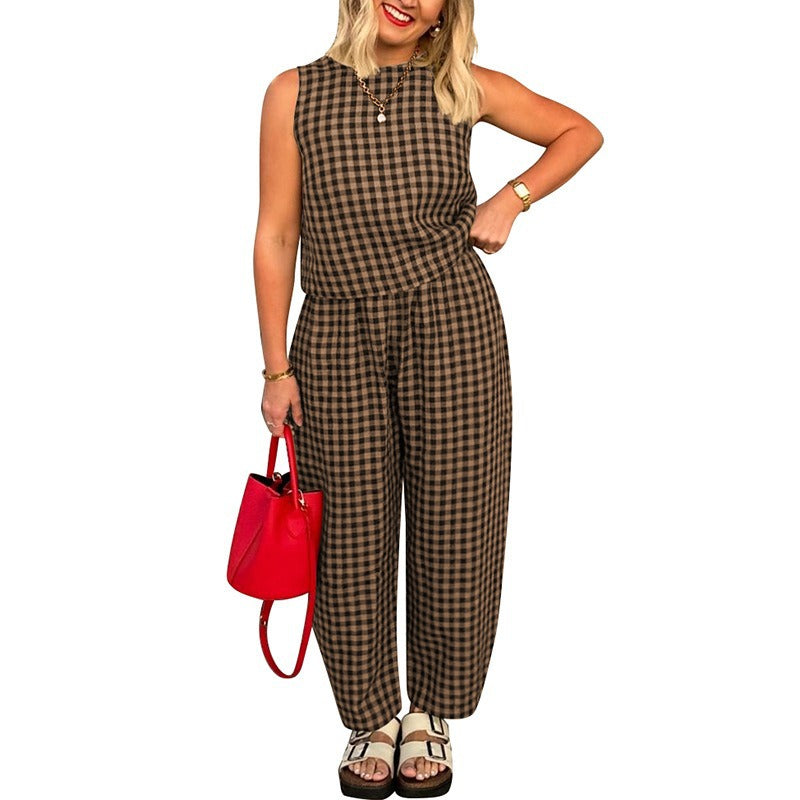 ELARAMI™ – Lightweight Casual Sleeveless Two-Piece Loungewear