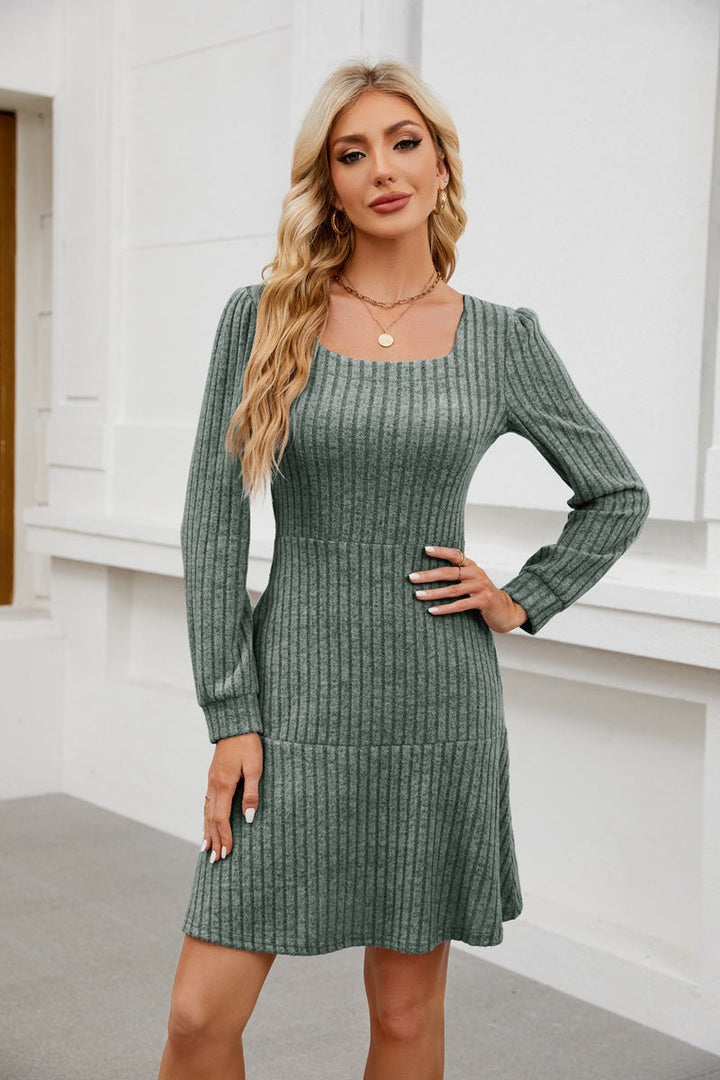 LYRA™ - Cozy Autumn Babydoll Dress
