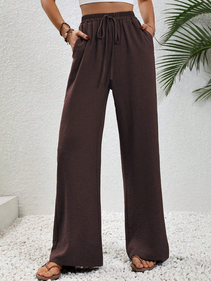 NIKU™ - Casual Wide Leg Drawstring Trousers