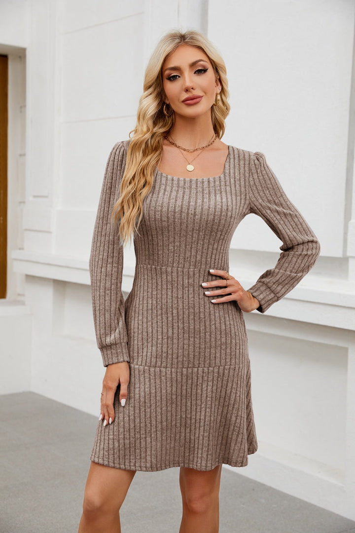 LYRA™ - Cozy Autumn Babydoll Dress