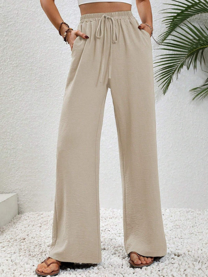 NIKU™ - Casual Wide Leg Drawstring Trousers
