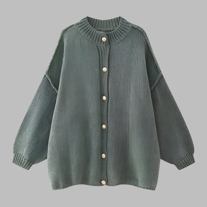 GANI™ – Classic Button-Up Long Sleeve Cardigan
