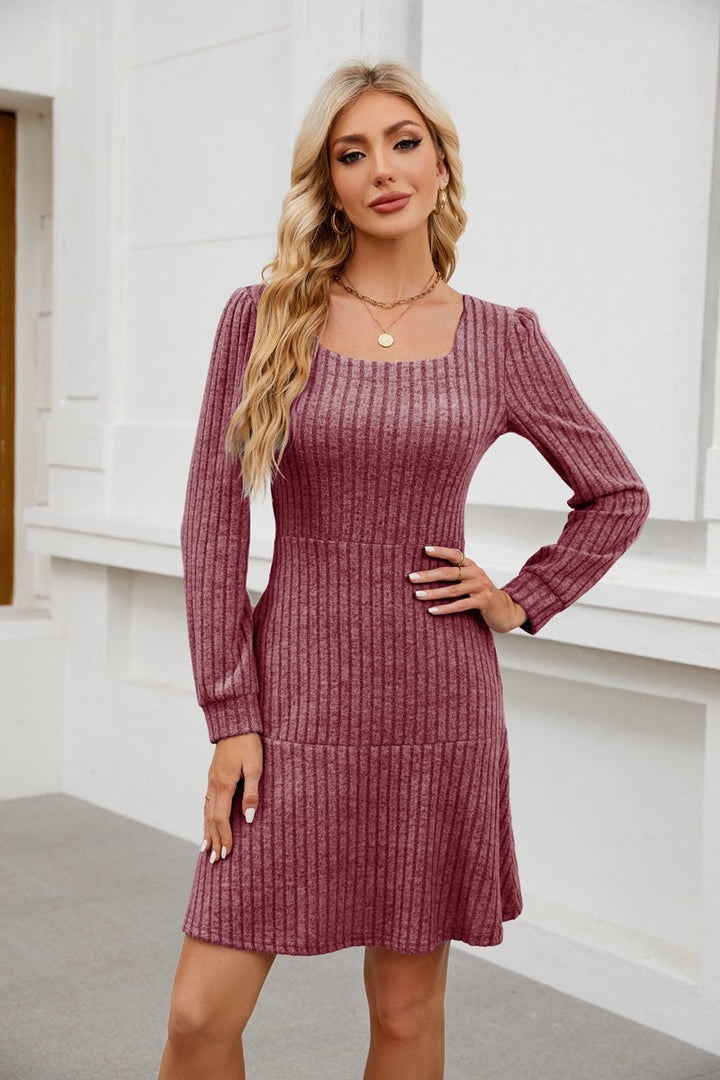 LYRA™ - Cozy Autumn Babydoll Dress