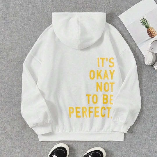 It's Okay Not To Be Perfect | Warm Women's Hoodie with Timeless Style