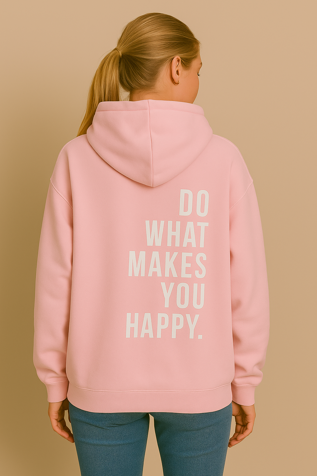 Women’s Oversized Hoodie with Text Print | Stella