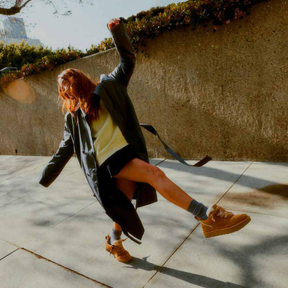 Dames Sneakers – Warm Gevoerd Plateau Cozy