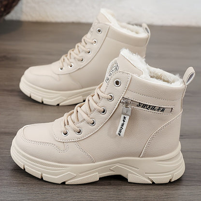 Noa Hansen | Women's Winter Ankle Boots with Warm Lining and Zipper