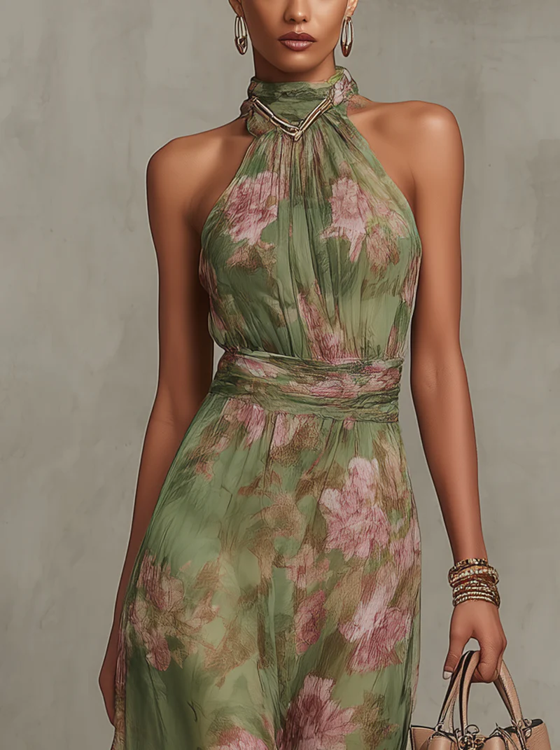 Libia | Maxi floral dress