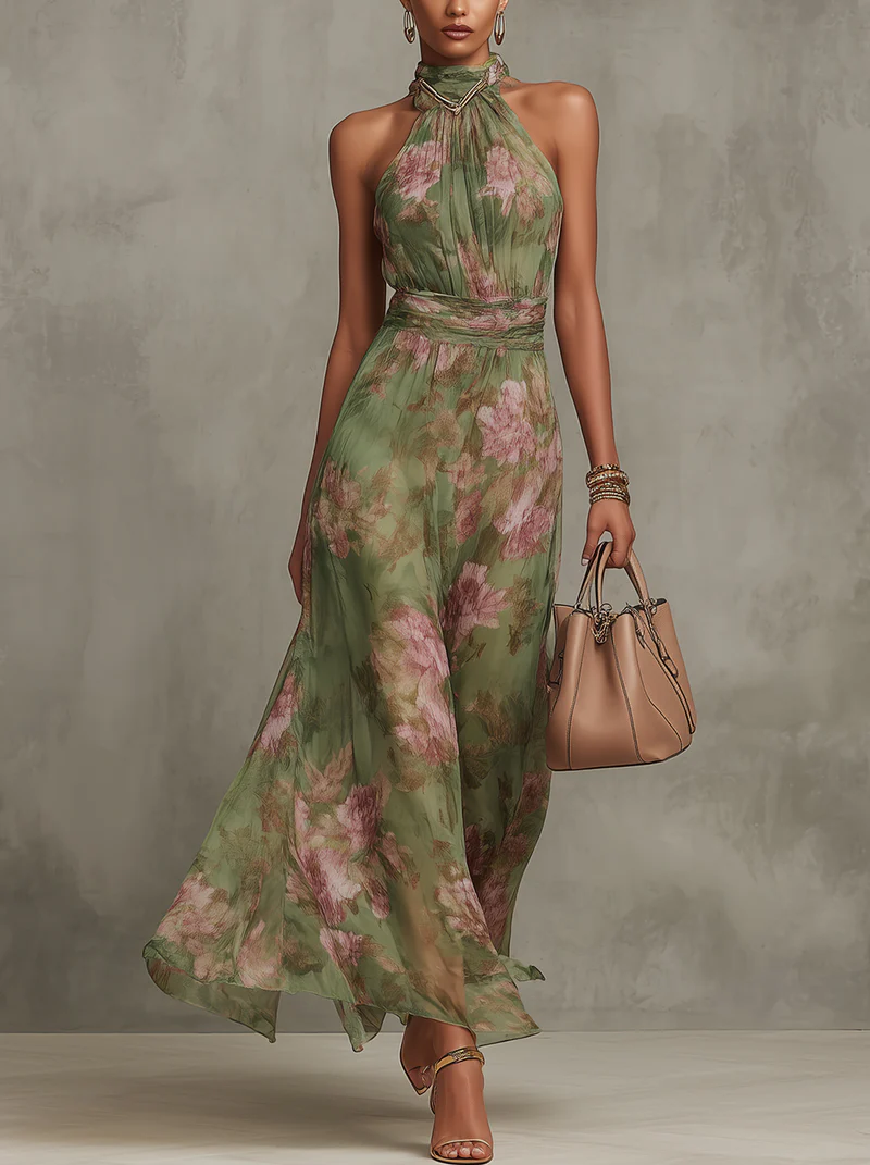 Libia | Maxi floral dress