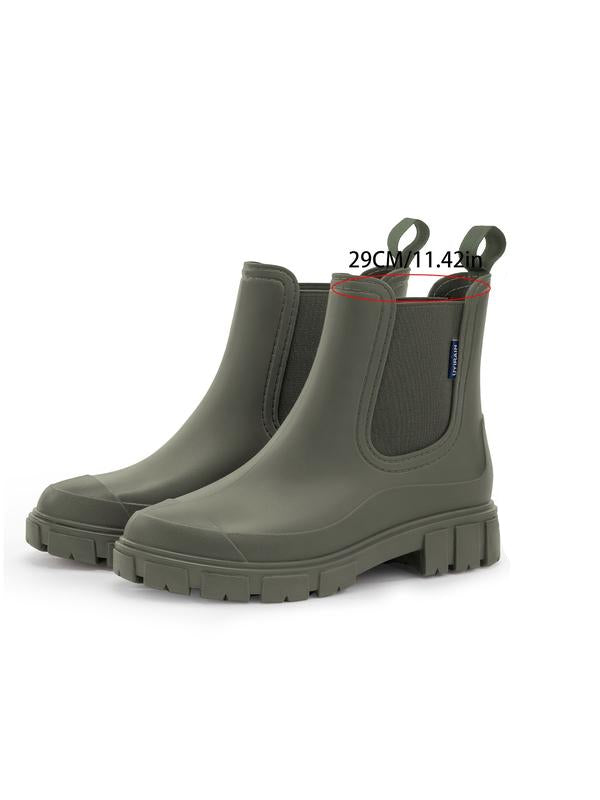 NESSA™ - Women’s Fashionable Ankle Boots Solid Colour Waterproof Non-Slip