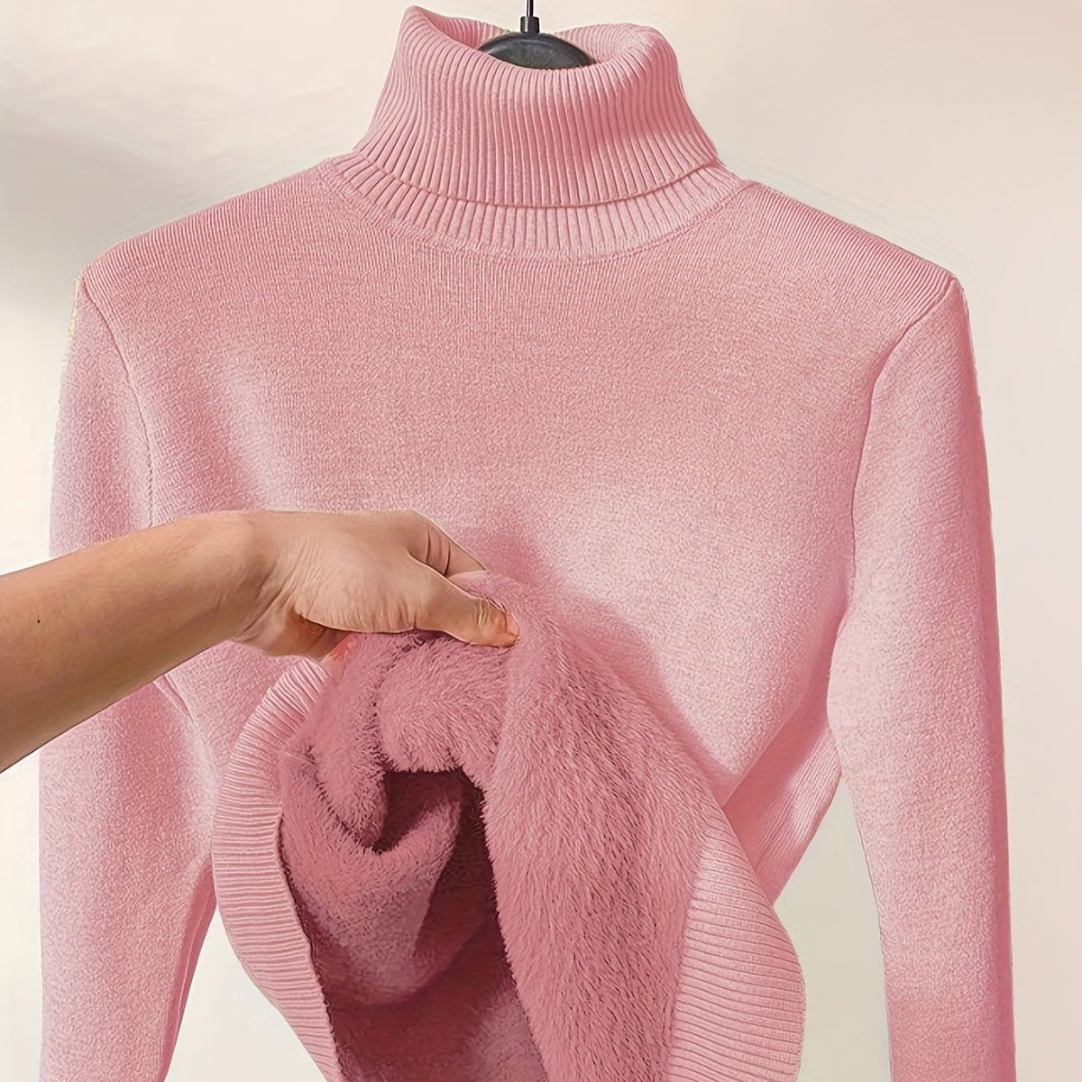 Liora | Πουλόβερ με Μαλακή Υφή και Υψηλό Λαιμό