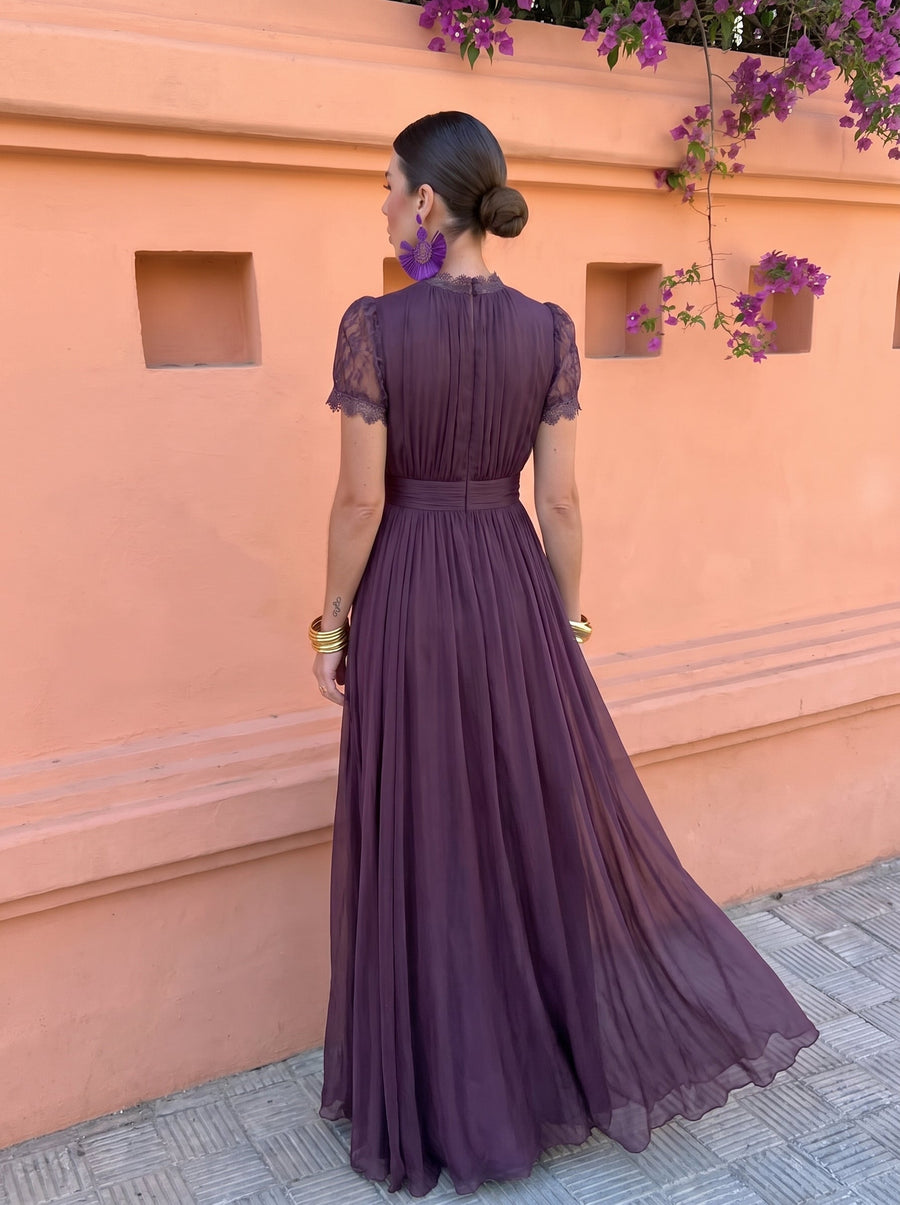 Ashley — Vintage Chiffon Long Dress
