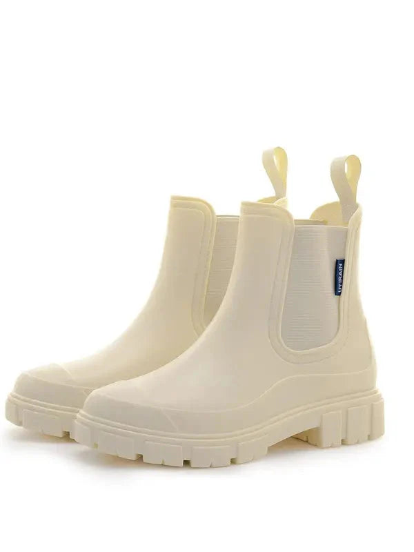 NESSA™ - Women’s Fashionable Ankle Boots Solid Colour Waterproof Non-Slip