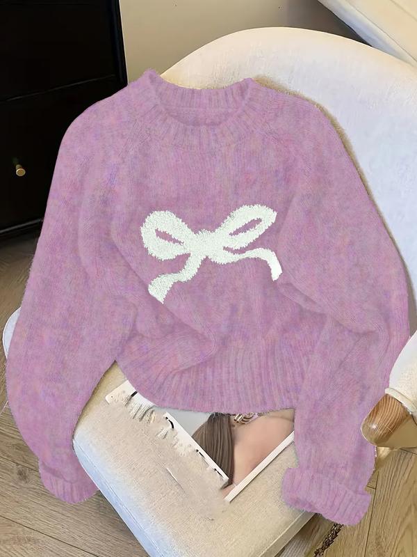 GRACIE™ - Elegant Bow Knit Sweater for Autumn & Winter Fashion