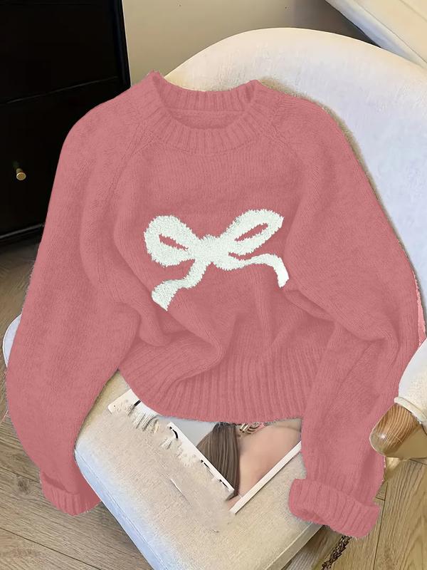 GRACIE™ - Elegant Bow Knit Sweater for Autumn & Winter Fashion