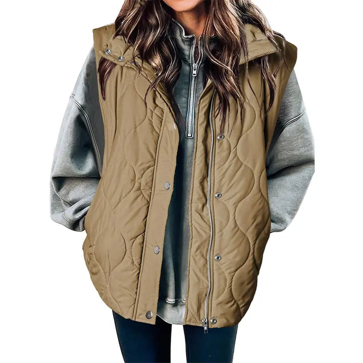 LIBBY™ - Women's Casual Puffer Quilted Oversized Lightweight Vest