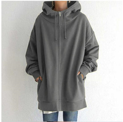 Women's Comfortable Oversized Zip-Up Hoodie | Semmy