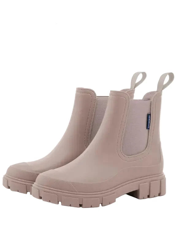 NESSA™ - Women’s Fashionable Ankle Boots Solid Colour Waterproof Non-Slip