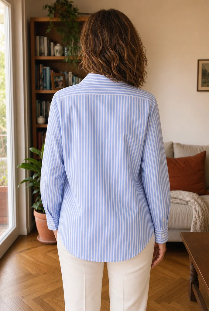 Βιττόρια | Oversize Ριγέ Πουκάμισο