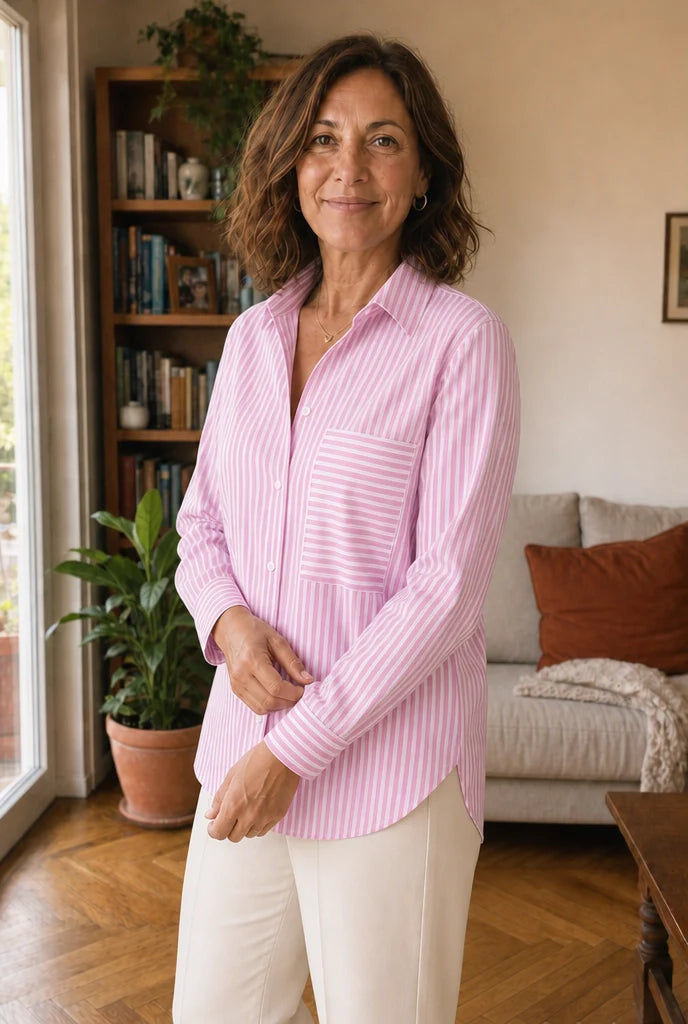 Vittoria | Oversize Ριγέ Πουκάμισο