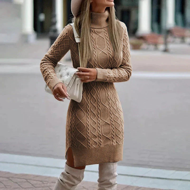 Aline Vienna | Stylish Knitted Winter Dress with Elegant Fit