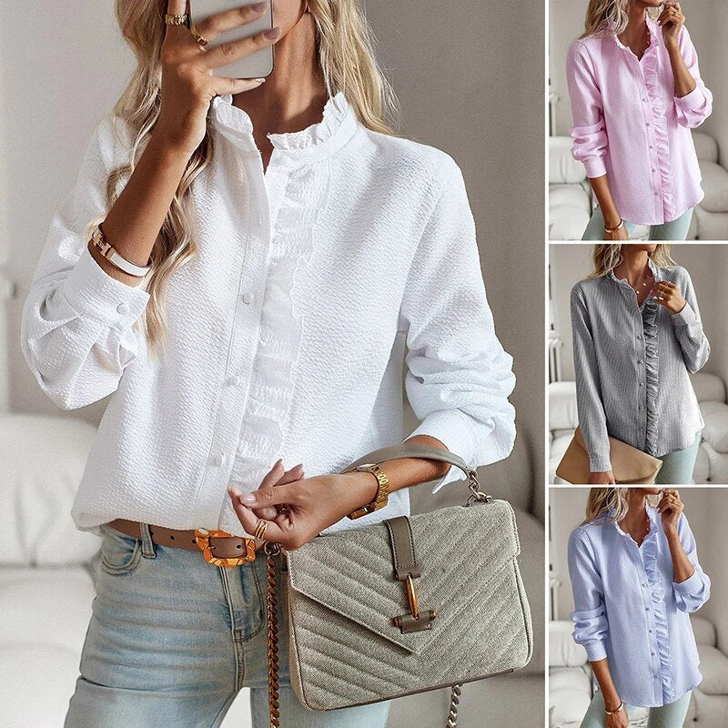 CLARA – RUFFLED BLOUSE