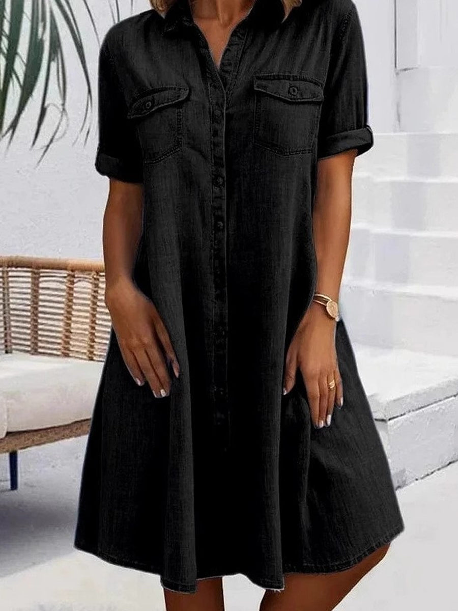Patricia | Midi Casual Φόρεμα σε Τζιν
